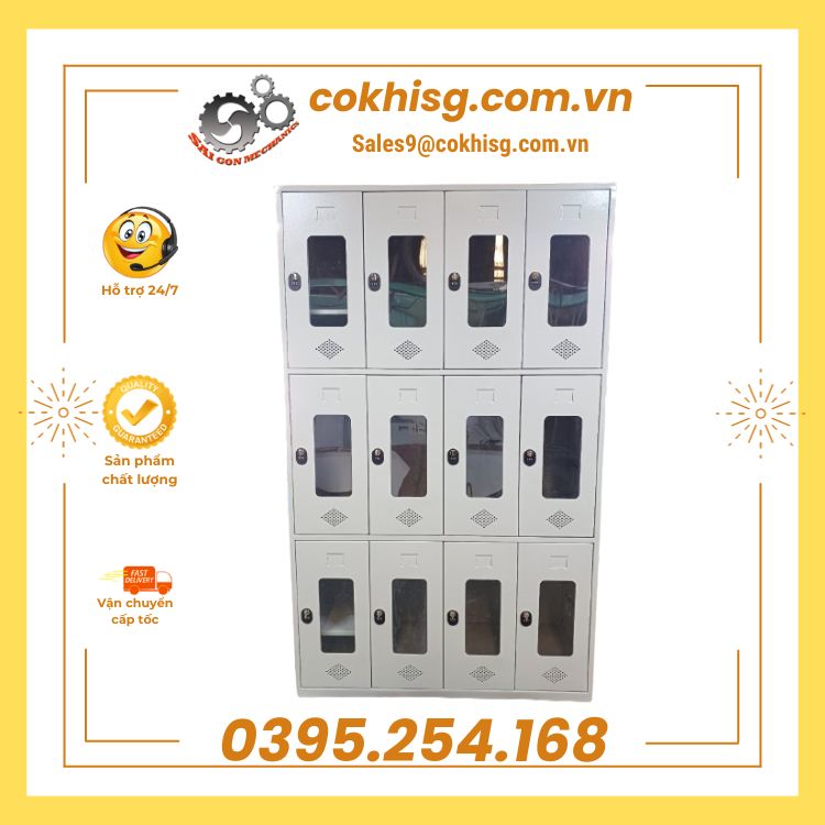 Tủ locker thiết kế sản xuất theo yêu cầu
